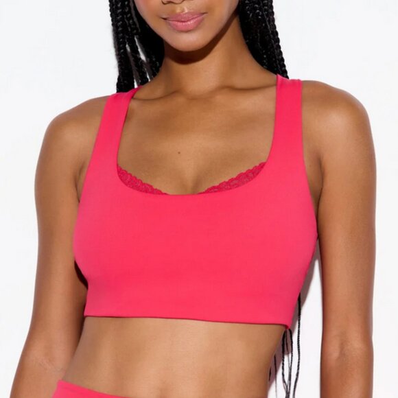 Spiritual Gangster Nirvana Harmony Bra - Passion Flower